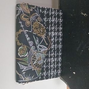 Hand painted tweed Ann Taylor purse